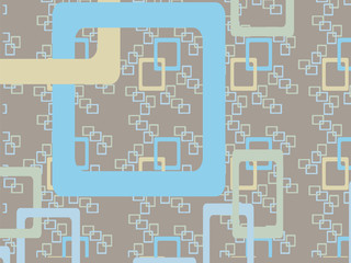 Abstract pastel-colored rectangles show