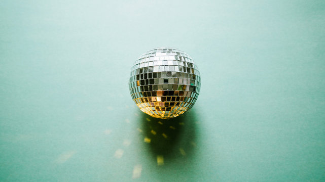 Glowing disco ball