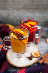 Still life, food and drink, seasonal and holidays concept. Chris