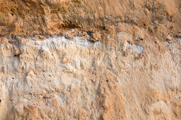Naklejka premium Natural brown sand stone texture and background