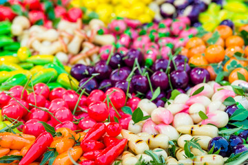 candy coating thai dessert