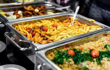 Cuisine Culinary Buffet Dinner Catering Dining Food Celebration - obrazy, fototapety, plakaty