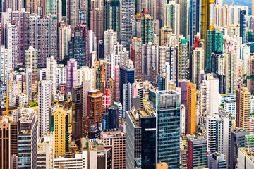 Stadsgezicht van Hongkong China