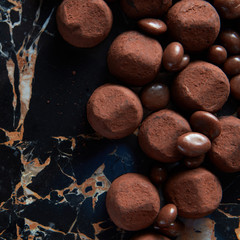 delicious chocolate truffles