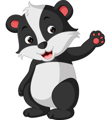 Cartoon animal badger


