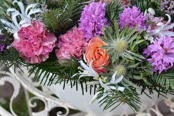 Beautiful winter bouquet