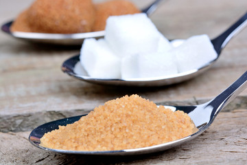 Different types of sugar