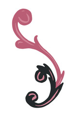 Fototapeta premium Illustrated Decorative Design Element