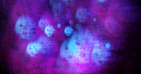 Computer generated image of surreal fairies