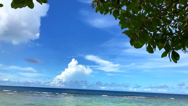 Tropical sea and sky view

