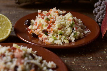 tabbouleh, a typical levantine arab salad