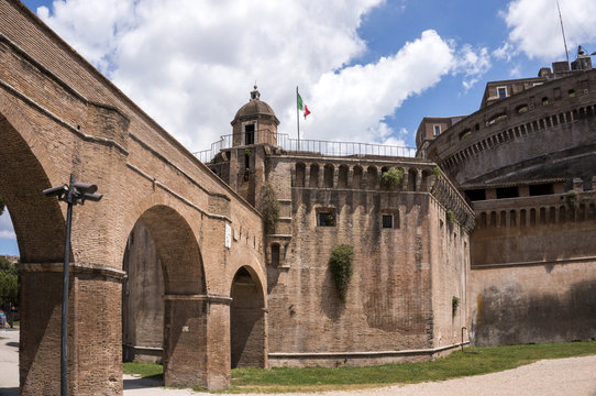 The Castel Sant'Angelo, Rome, Italy