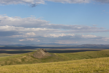 Die Steppe der Mongolei