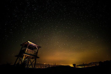 Fototapeta premium Night sky, Milky way, Stars