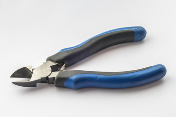 Obraz premium Nippers, close up / Wire-cutters on white background
