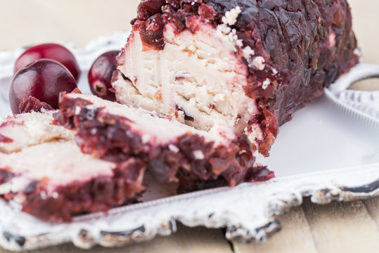 Cranberry Cinnamon Goat Cheese.