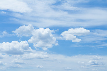 Peaceful sky and cloud in good weather day. Sky And Clouds in daytime.