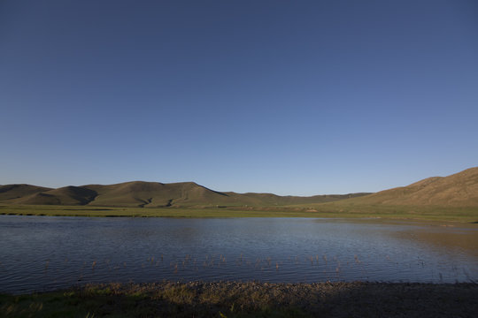 Am Fluss Orchon - Mongolei