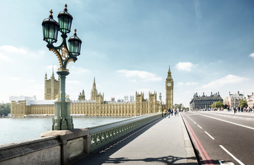 Fototapeta na wymiar Westminster Bridge, London, UK