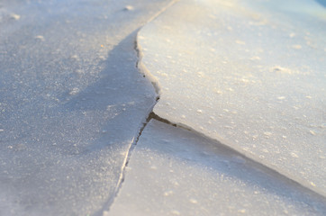 Details of the broken ice