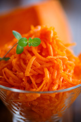fresh grated pumpkin