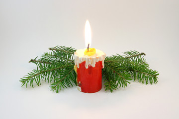 Christmas still life of several objects.