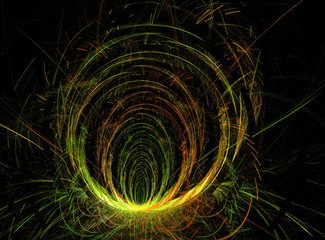 abstract fractal shape