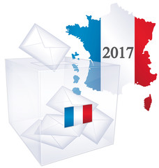 Elections françaises. Icône vote 2017 II.