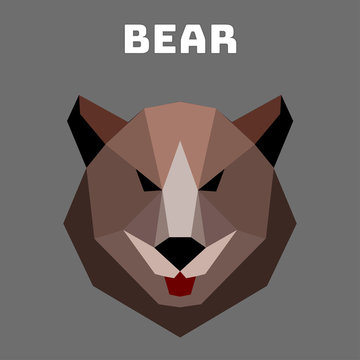 wild animals stylized in a linear style