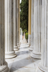 Greek pillars from the Zappeion megaron in Athens,Greece
