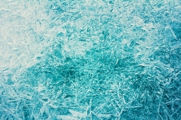 Rime, frost, ice texture