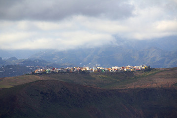 Village on mountain