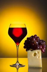 Still life with food and drink