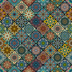 Seamless pattern. Vintage decorative elements. Hand drawn background. Islam, Arabic, Indian, ottoman motifs. Perfect for printing on fabric or paper.