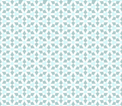 Geometric oriental pattern