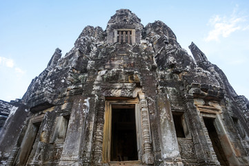 Main Tower At Bayon Temple