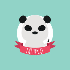 Cute Cartoon meerkat
