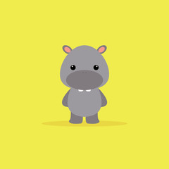 Cute Cartoon hippo