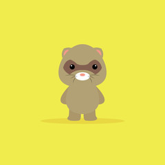 Cute Cartoon opossum