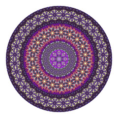 Flower mandala. Vintage decorative elements.
