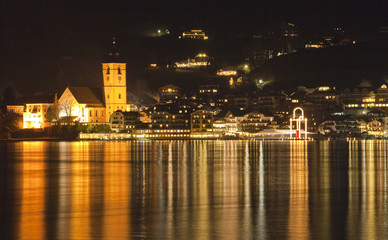 St.Wolfgang bei Nacht im Advent