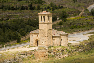 Vera Cruz church in Segovia, Spain