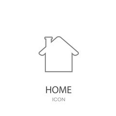 House icon. Flat style object. 