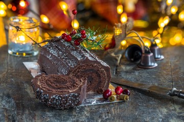 Chocolate Yule Log