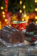 Chocolate Yule Log