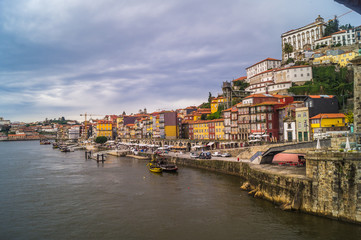  City view of Porto and the Douro river, Porto, Portugal.