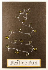 Christmas tree card