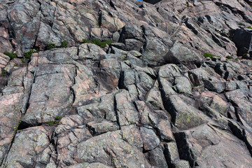 The mountain rock