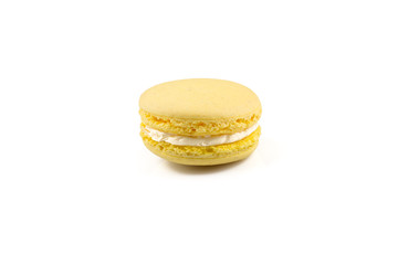 Macaroon isolated on a white