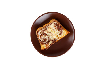 Sliced Cake on Plate